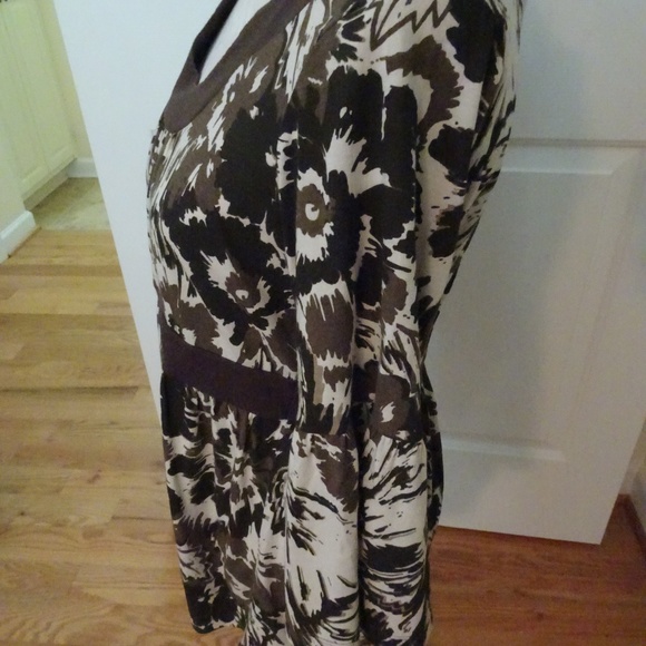 Ladies Size M Knit Top-Portrait Neckline-3/4 Sleev - Picture 3 of 8